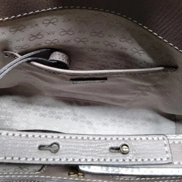 Anya Hindmarch Hand Bag Brown Leather 3131635